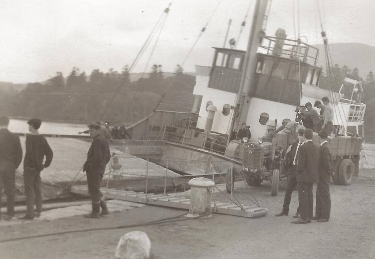 Jackie Healy-Rae at the pier in Kenmare 